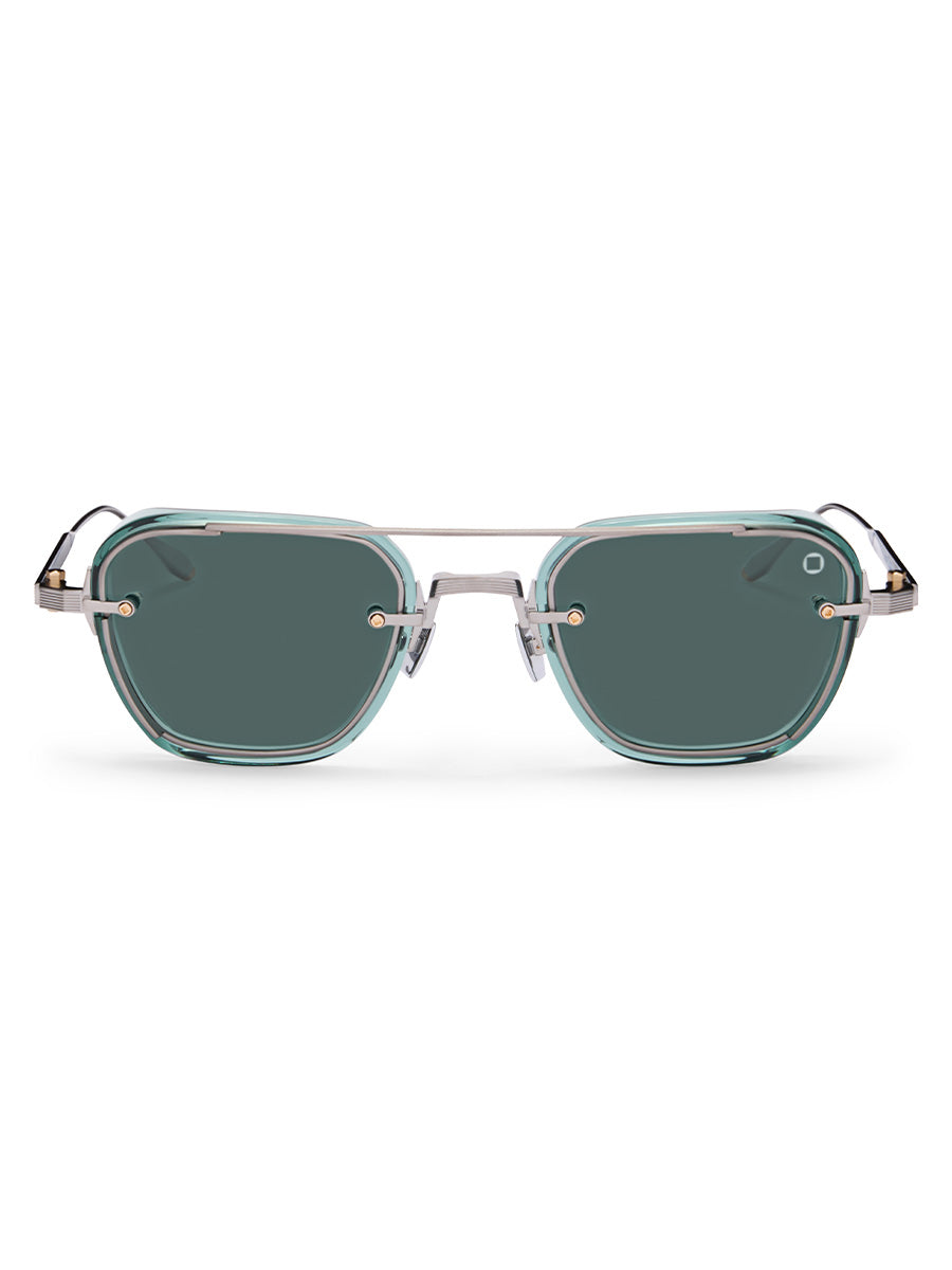 AKONI Jura 12k Gold Brushed Black Palladium 537C Sunglasses
