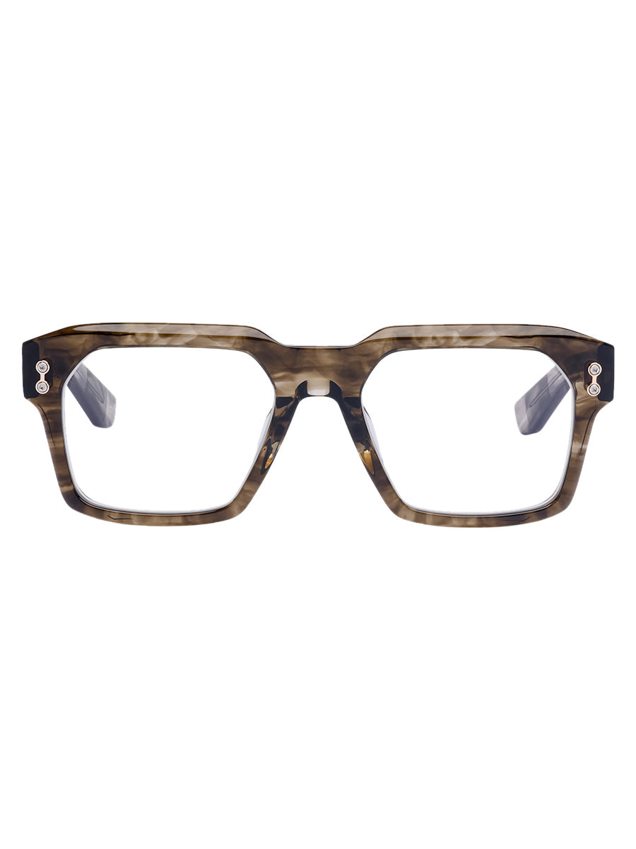 AKONI Pegasus Green Swirl 12K Gold 528B Eyeglasses