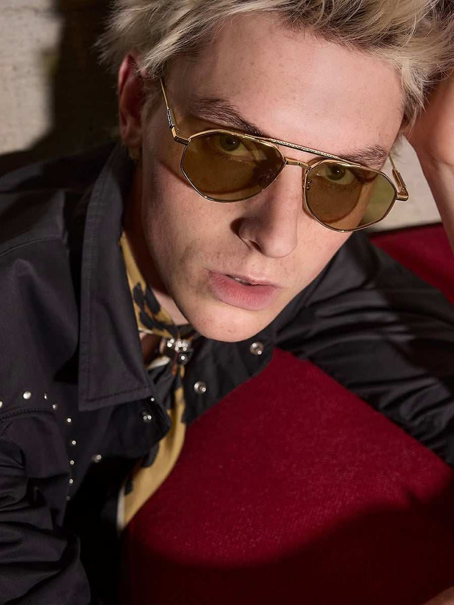 Lynott Gold sunglasses