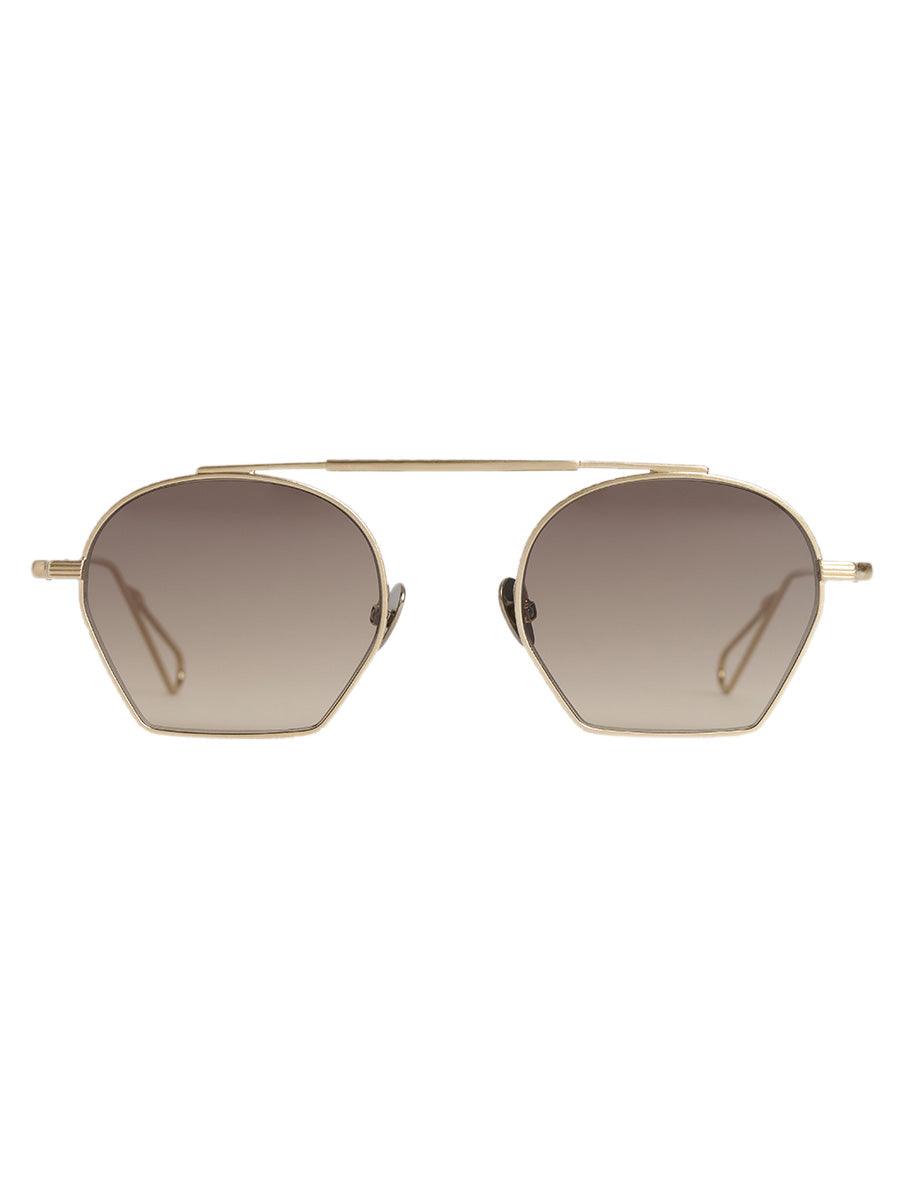 Chaillot Grey Gold Brushed sunglasses - sunglasscurator