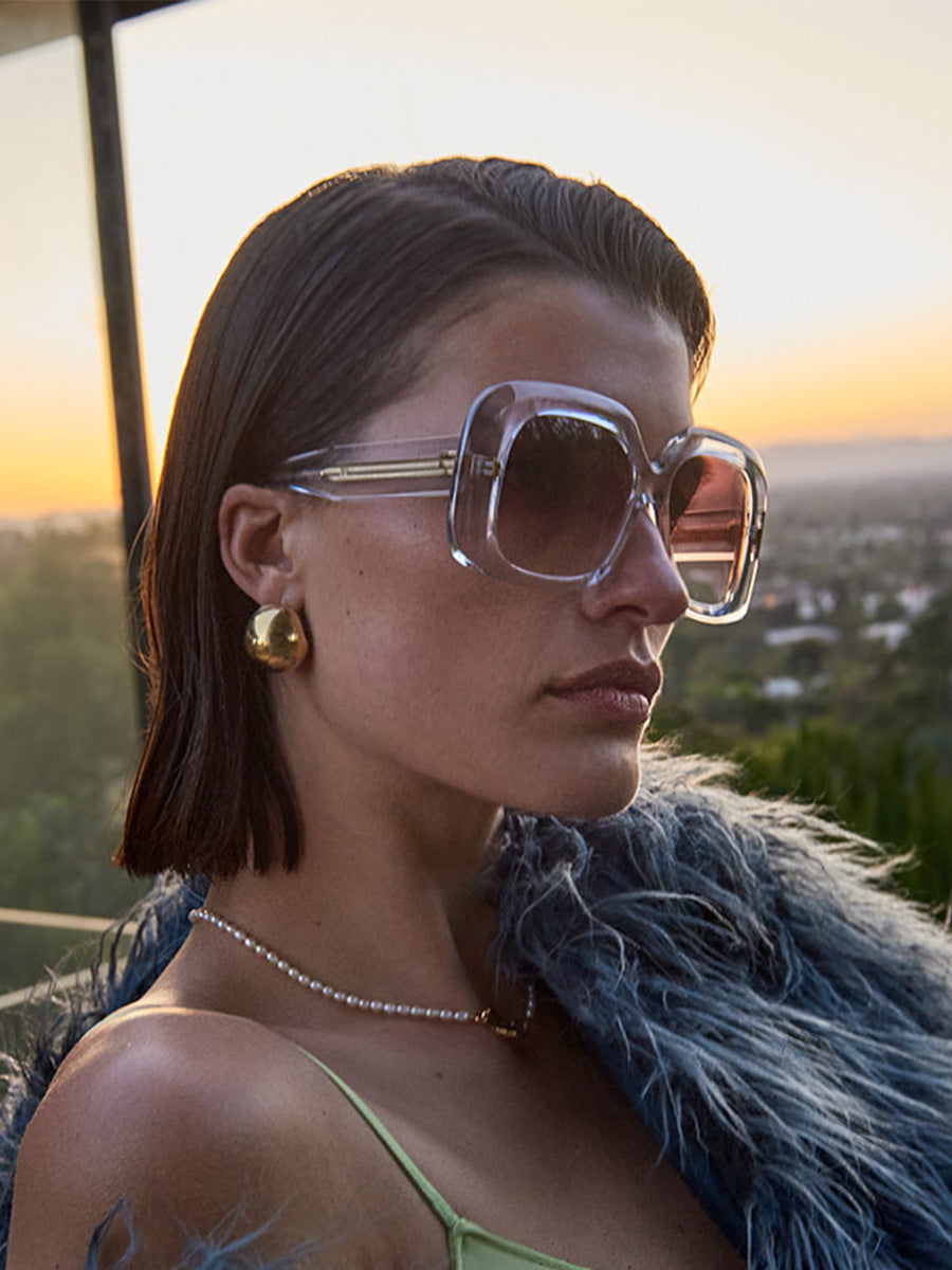 CGLE 9891 01 Crystal 18K Rose Gold sunglasses