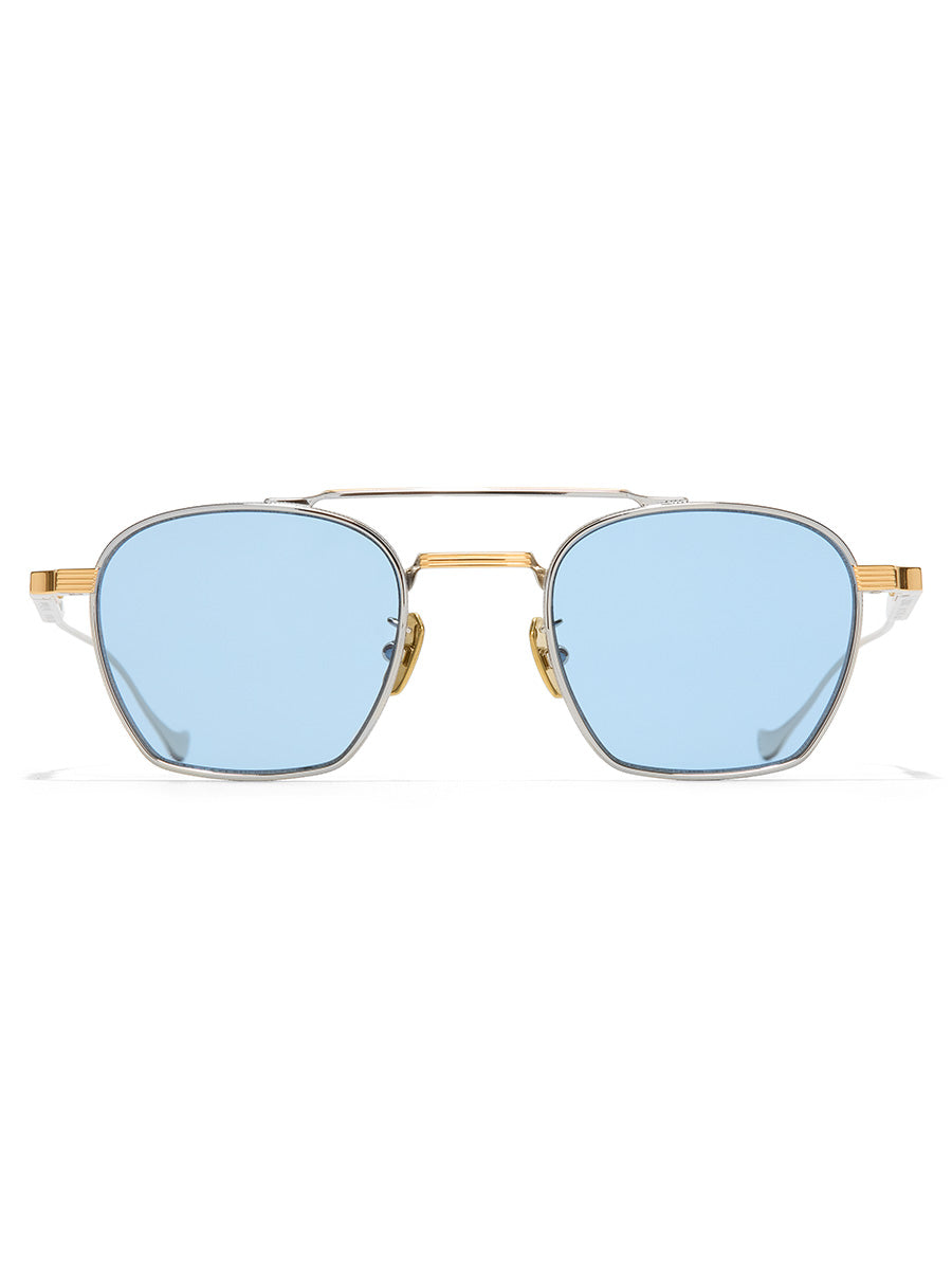 Cutler and Gross Cranley Silver Gold Sunlasses | sunglasscurator.com