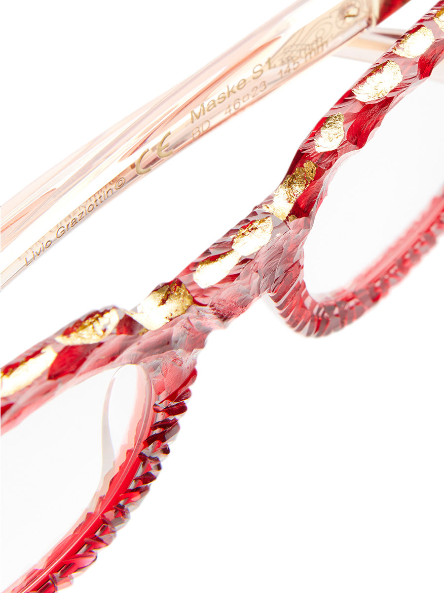 Mask S1 BG 24K Gold Leaf eyeglasses
