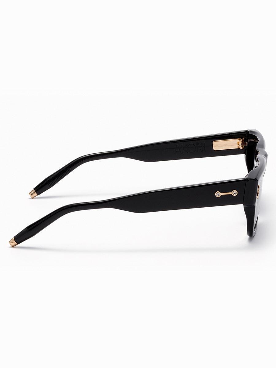 Leo Solid Black sunglasses - sunglasscurator