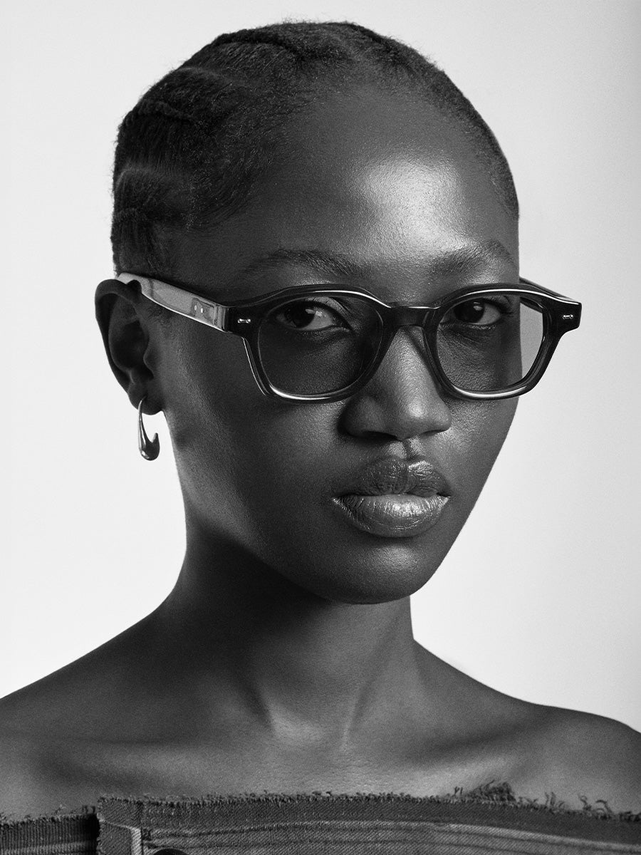 S128 Skyloop Walnut Graphite Green sunglasses