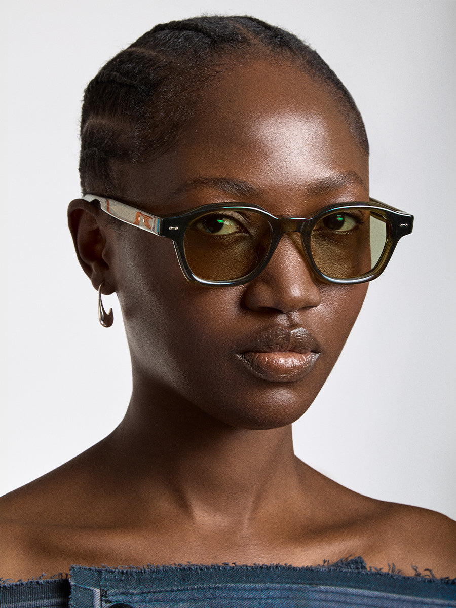 S128 Skyloop Saguaro Graphite Green sunglasses