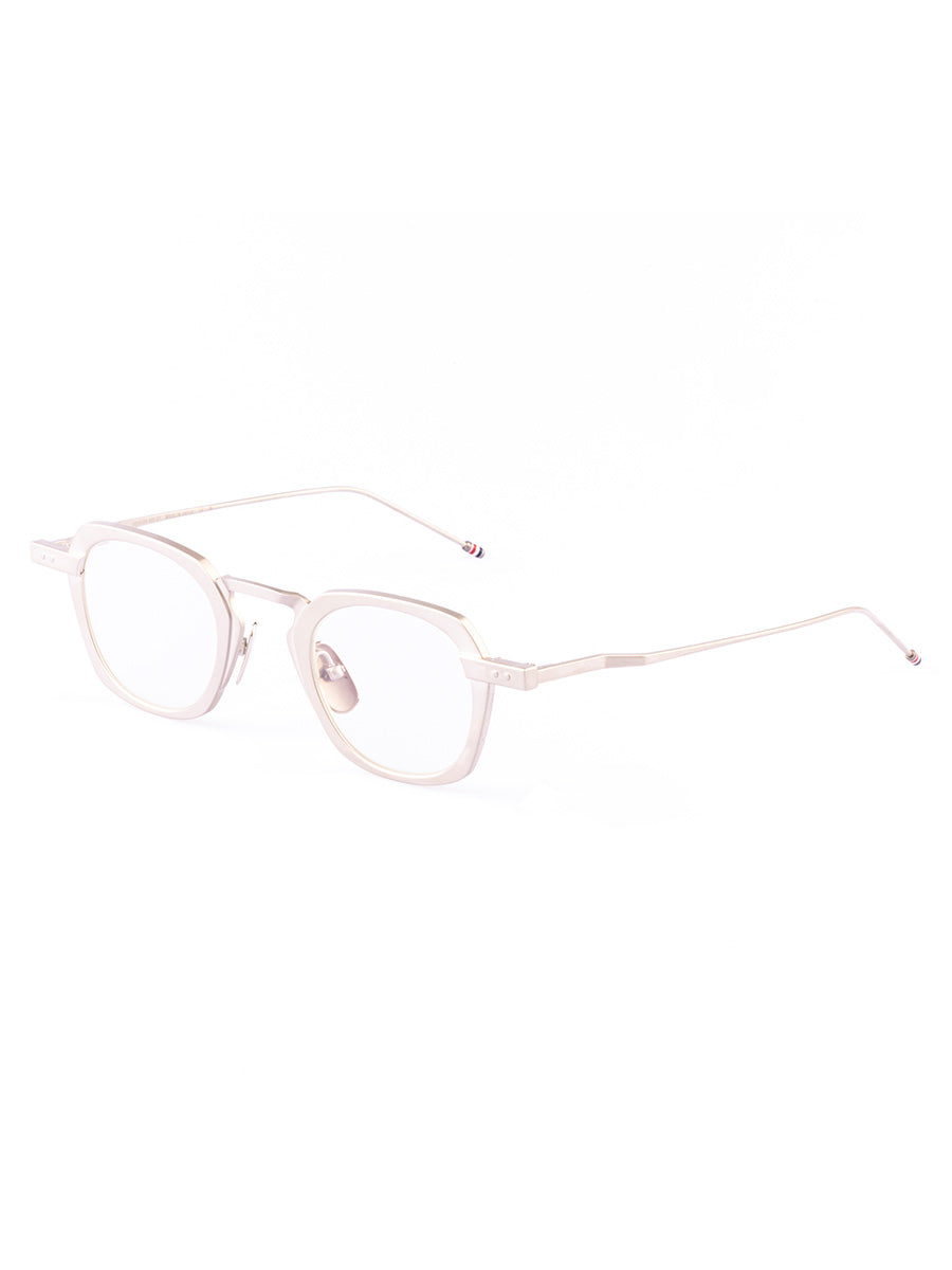 930A 045 Matte Silver Titanium Square eyeglasses