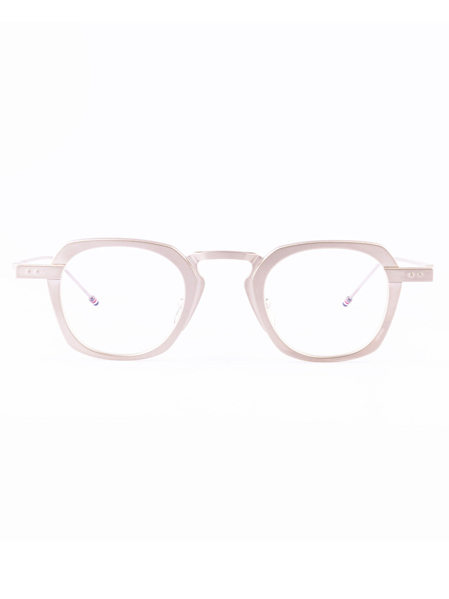 930A 045 Matte Silver Titanium Square eyeglasses
