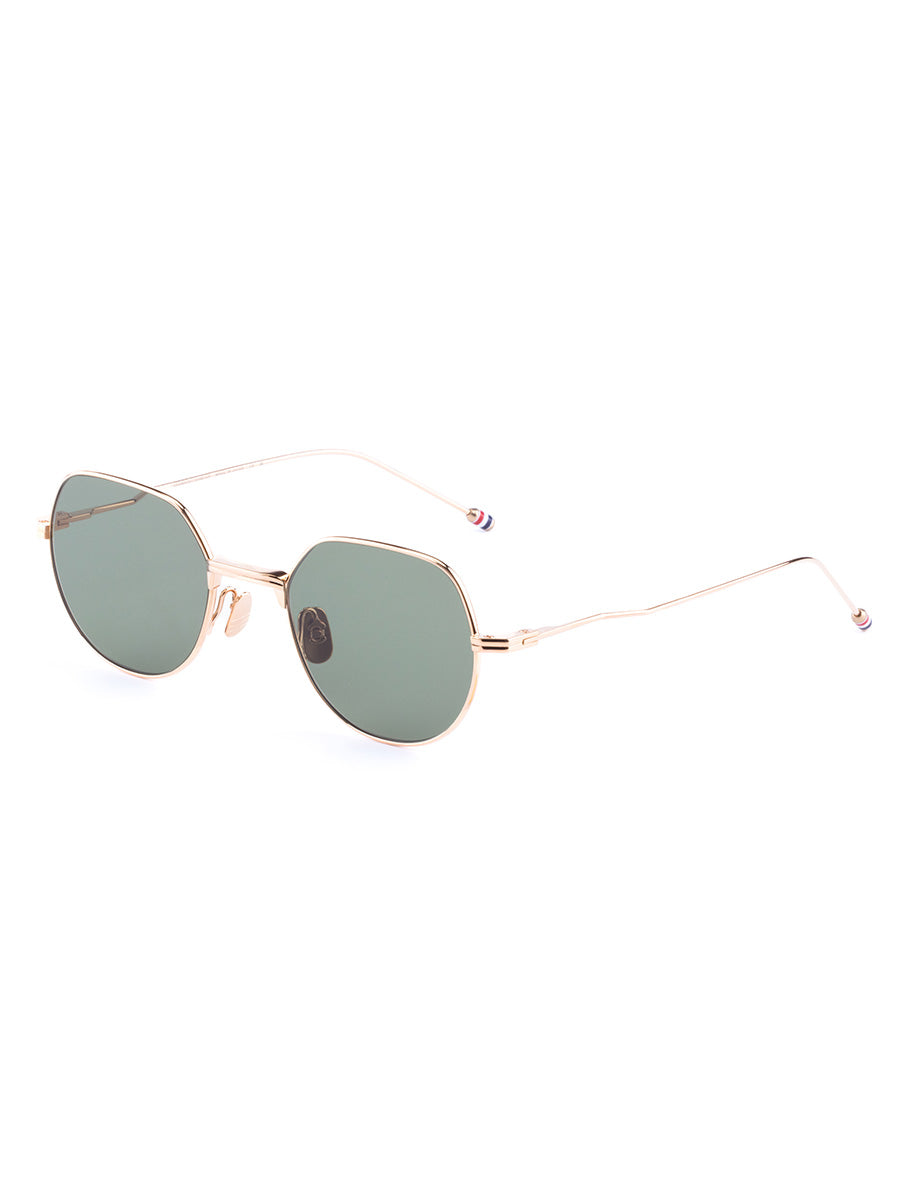 935A 710 Rose Gold Titanium Round sunglasses