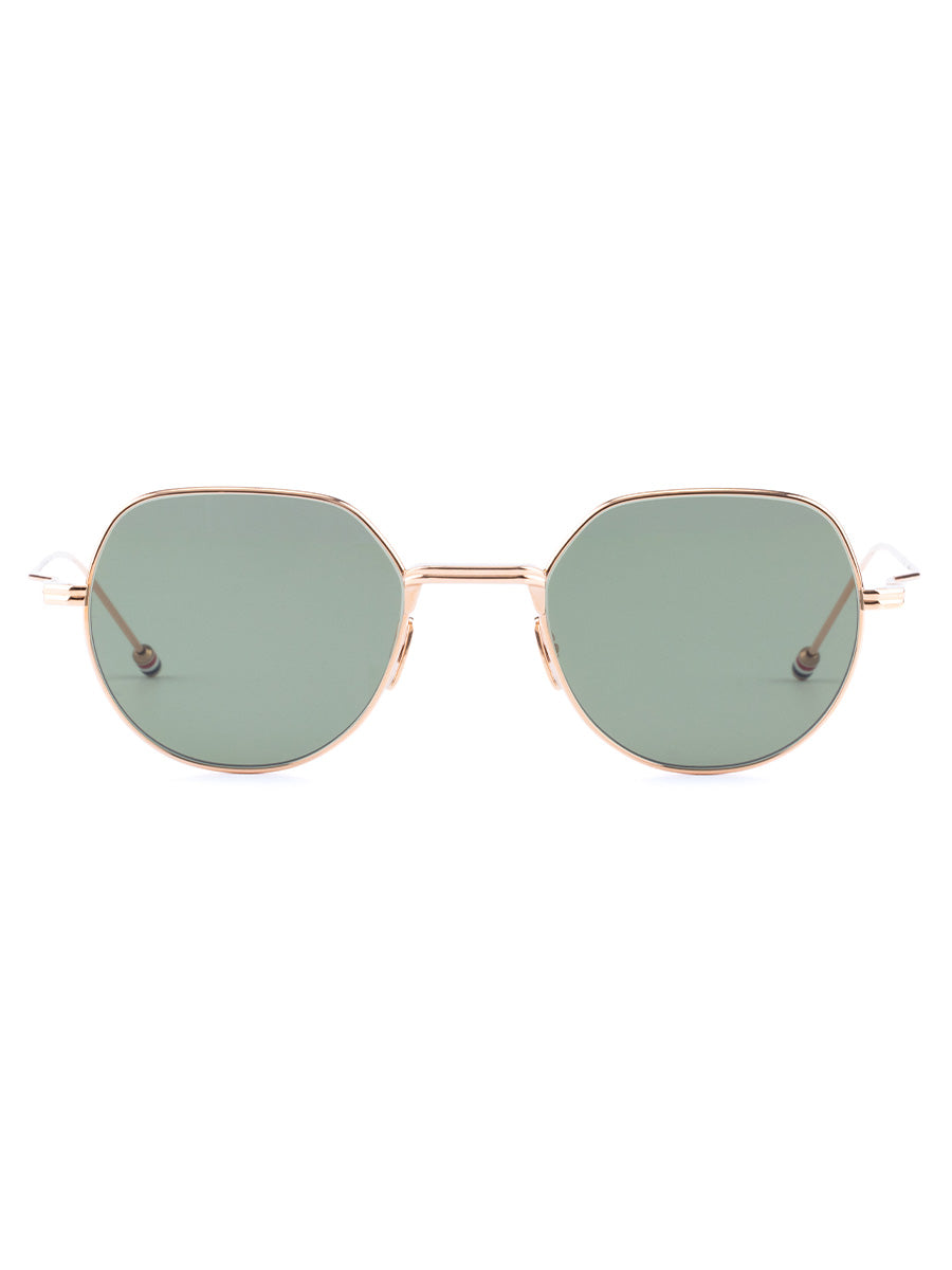 935A 710 Rose Gold Titanium Round sunglasses