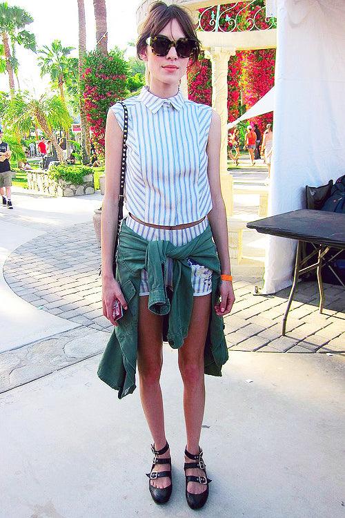 Alexa Chung in Karen Walker Shades - sunglasscurator