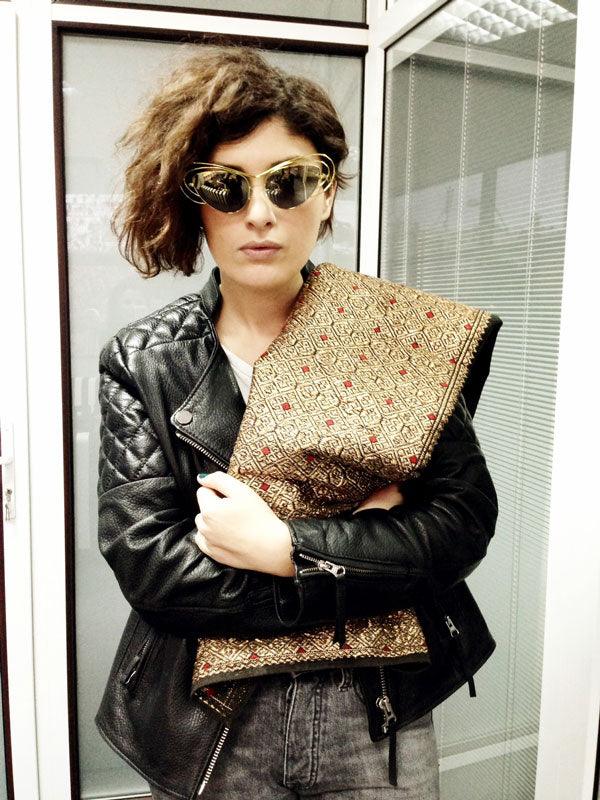 Andra Moga in Erdem Eyewear - sunglasscurator