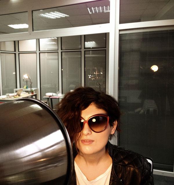 Andra Moga in Linda Farrow Luxe - sunglasscurator