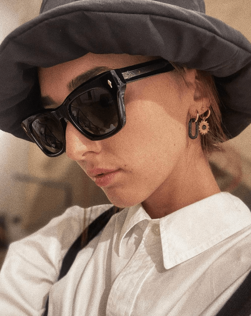 Angela Basile in Jacques Marie Mage - sunglasscurator