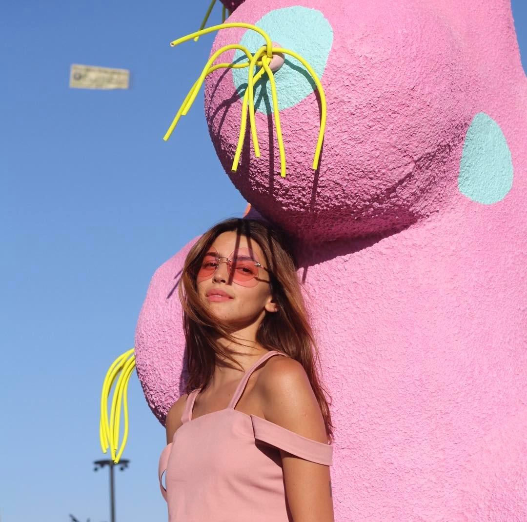 Calu Rivero in Karen Walker - sunglasscurator