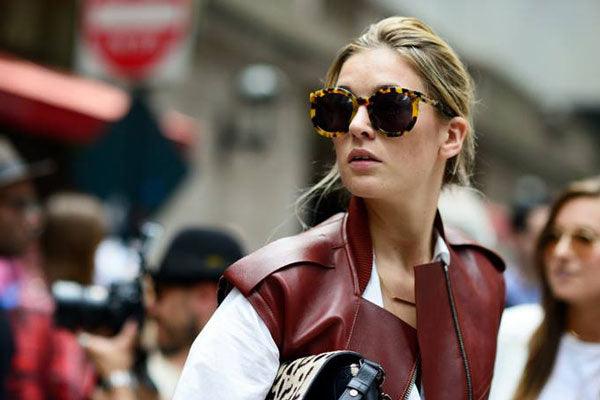 Camille Charriere in Karen Walker Eyewear - sunglasscurator