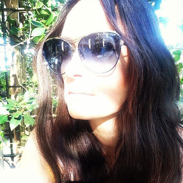Catt Sadler in Dita Eyewear - sunglasscurator