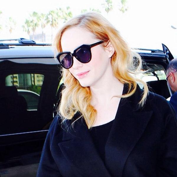 Christina Hendricks in Karen Walker - sunglasscurator
