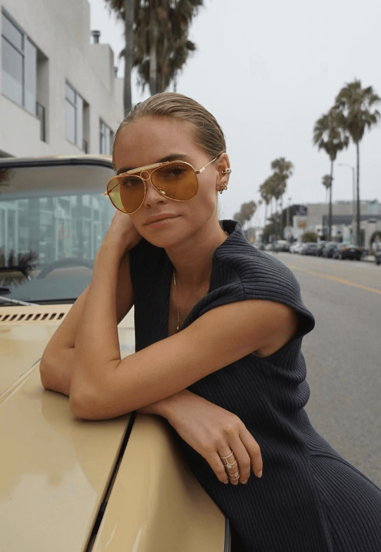 Claire Rose Cliteur in Jacques Marie Mage - sunglasscurator