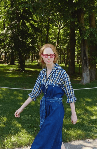 Elizaveta Precup in Cutler and Gross - sunglasscurator