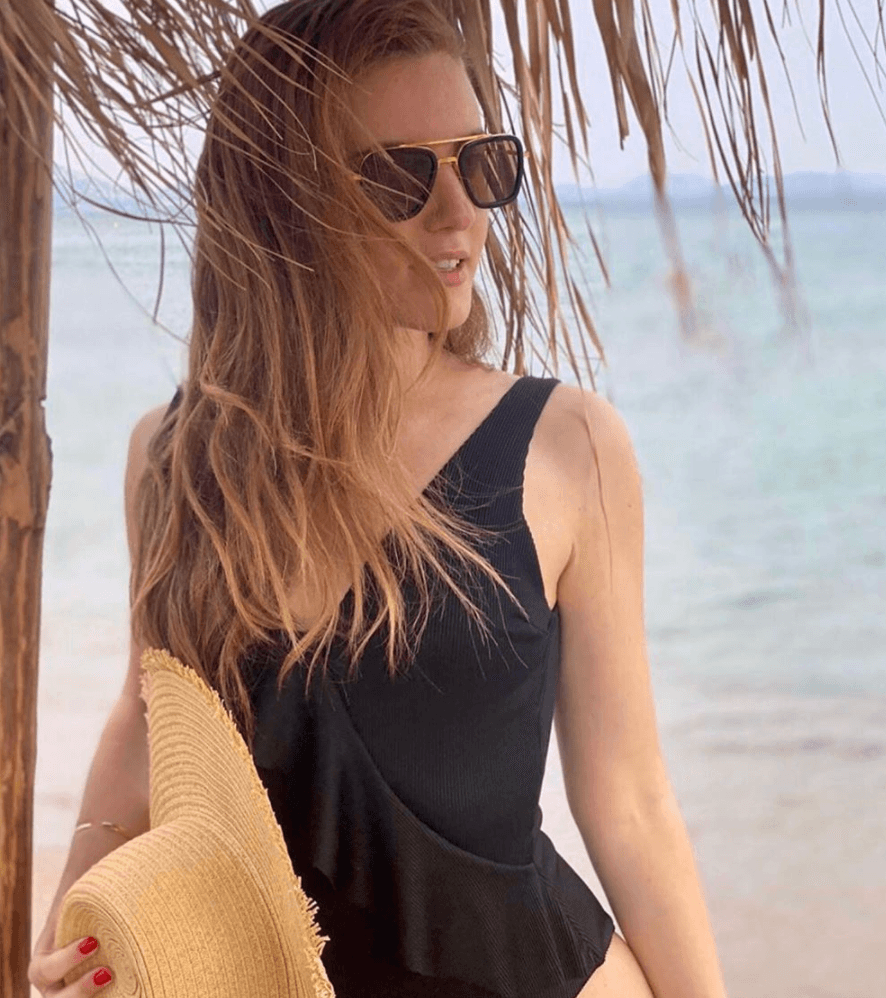 Georgia Louka in Dita Eyewear - sunglasscurator