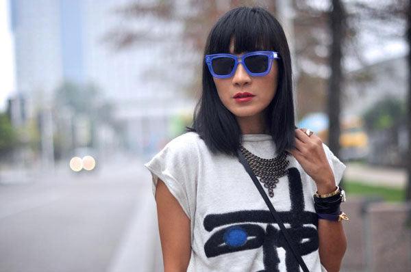 Hanh Merriman in ksubi - sunglasscurator