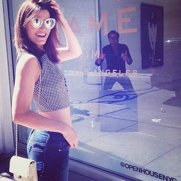 Hanneli Mustaparta in Karen Walker - sunglasscurator