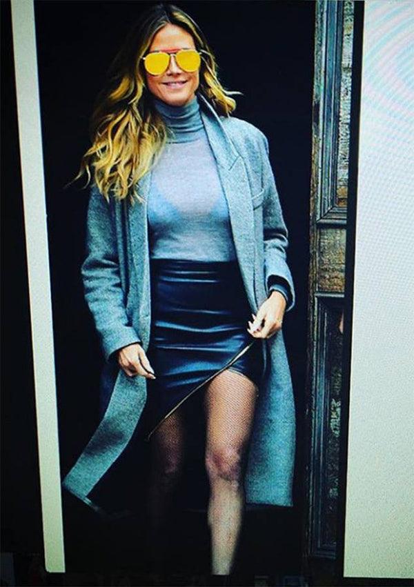 Heidi Klum in Thom Browne - sunglasscurator
