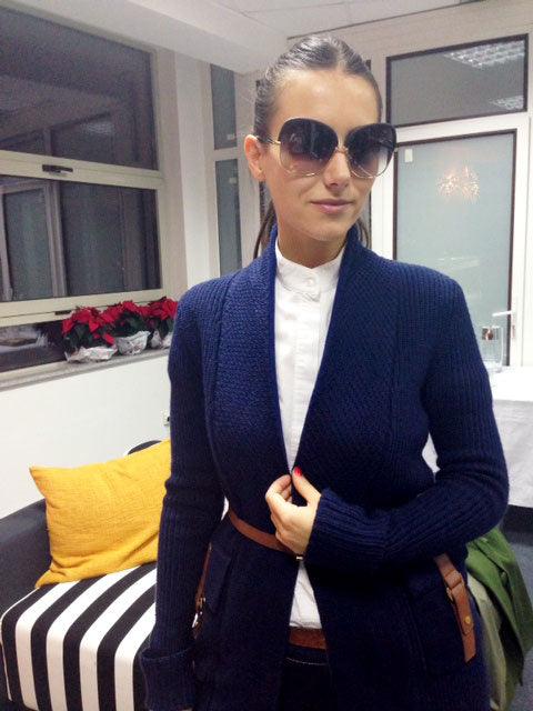 Ioana Voicu in Dita Azure - sunglasscurator