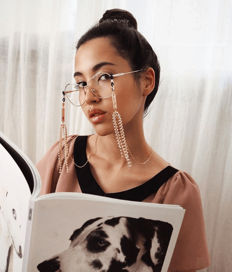 Isabel Tonelli in Frame Chain - sunglasscurator