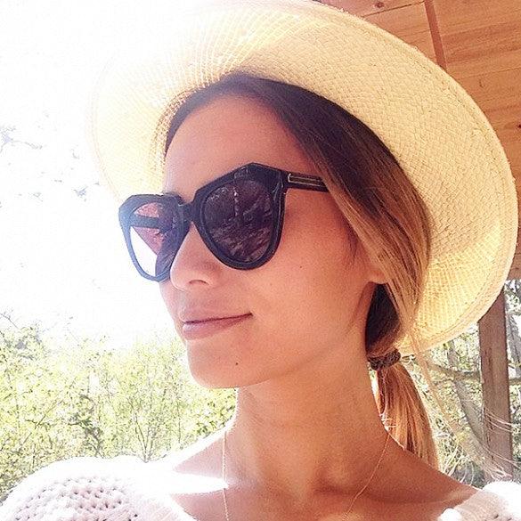 Jamie Chung in Karen Walker - sunglasscurator