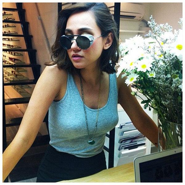 Jane Suda in Thom Browne Eyewear - sunglasscurator
