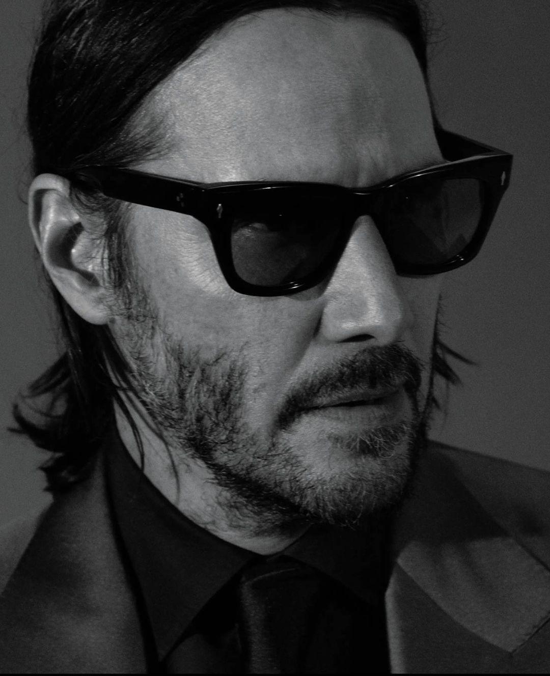 Keanu Reeves in Jacques Marie Mage - sunglasscurator