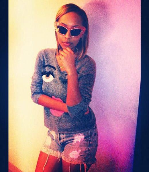 Keri Hilson - Prabal Gurung Eyewear - sunglasscurator