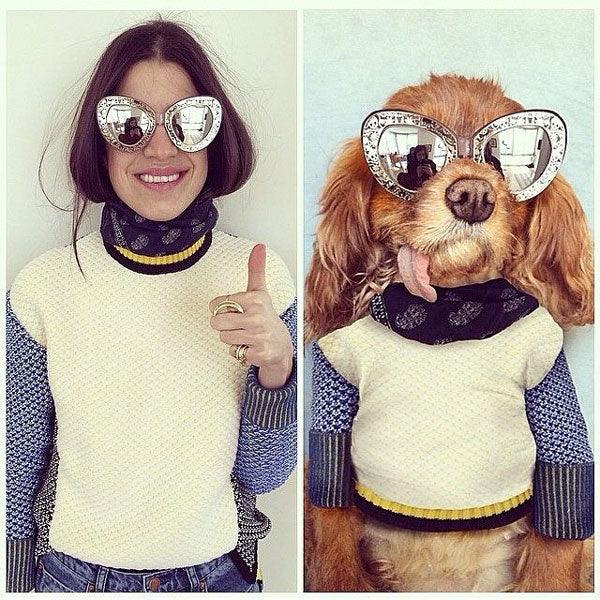 Leandra Medine in Karen Walker Eyewear - sunglasscurator