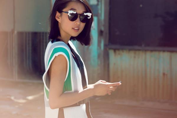 Margaret Zhang in MOO Eyewear - sunglasscurator
