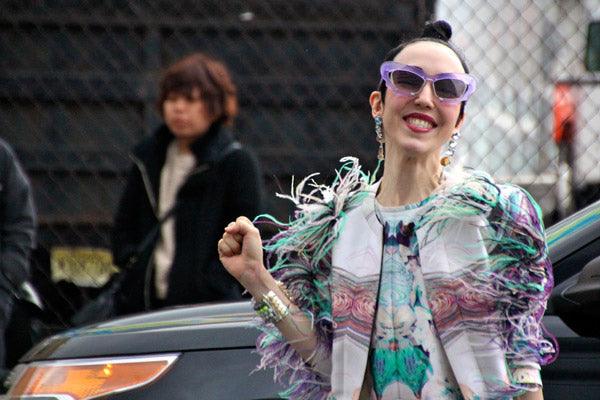 Michelle Harper in Prabal Gurung Eyewear - sunglasscurator