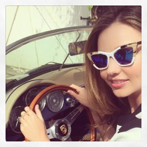 Miranda Kerr in Karen Walker Eyewear - sunglasscurator