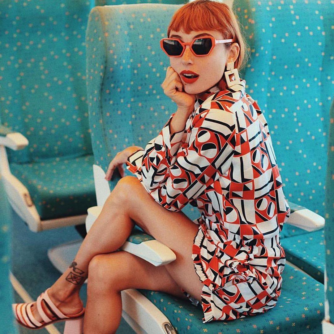 Miranda Marakoff in PAWAKA Delapan sunglasses - sunglasscurator