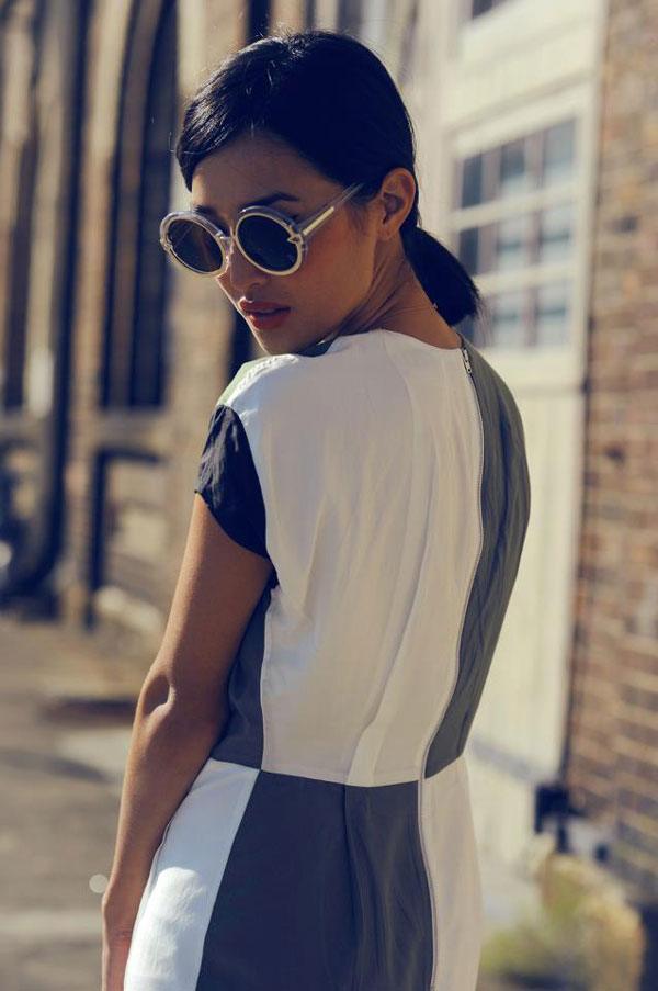 Nicole Warne in Karen Walker - sunglasscurator