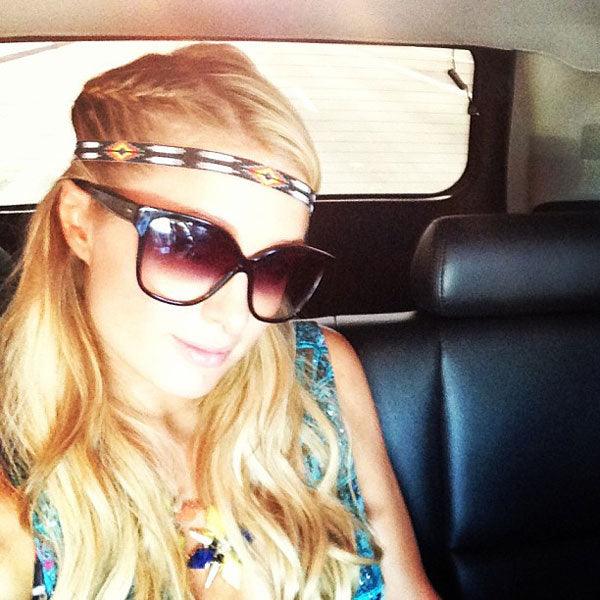 Paris Hilton in Dita Eyewear - sunglasscurator