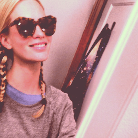 Poppy Delevingne in Karen Walker Eyewear - sunglasscurator