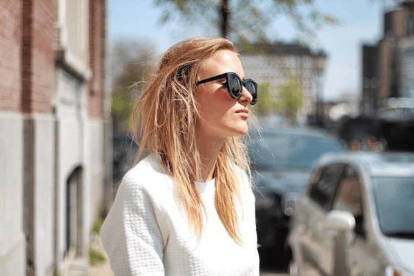 Raspberry & Rouge in Karen Walker - sunglasscurator