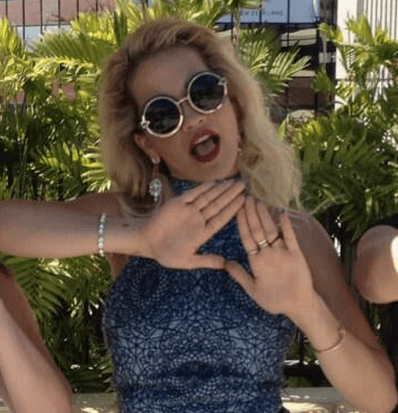 Rita Ora in Karen Walker Orbit - sunglasscurator