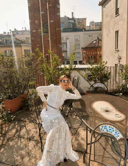 Stella Meligan in Cutler and Gross - sunglasscurator