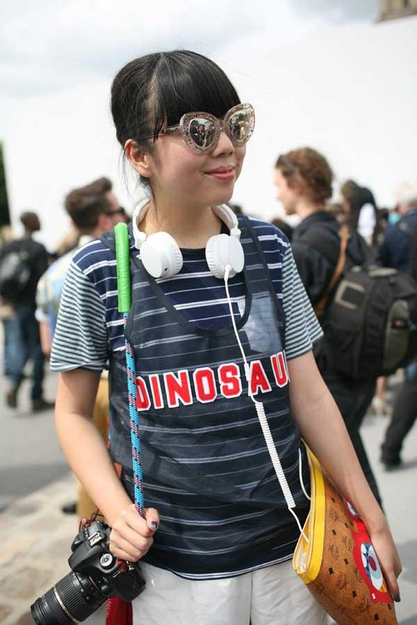 Susie Bubble in Karen Walker Intergalactic - sunglasscurator