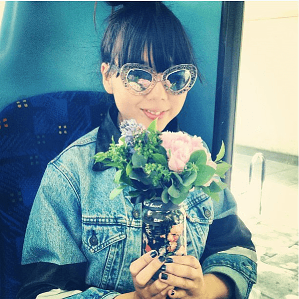 Susie Bubble in Karen Walker - sunglasscurator
