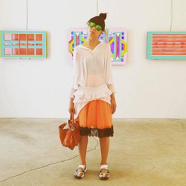 Susie Lau in Victoria Beckham - sunglasscurator