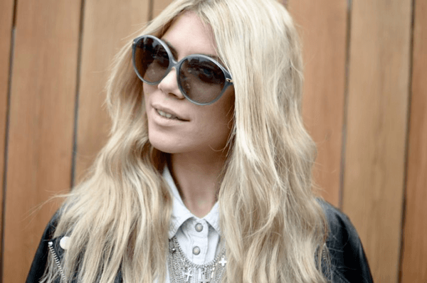TwinFashion in Linda Farrow Luxe Eyewear - sunglasscurator