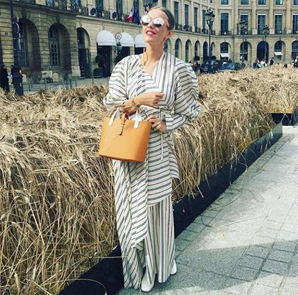 Xenia Sobchak in Linda Farrow Luxe - sunglasscurator